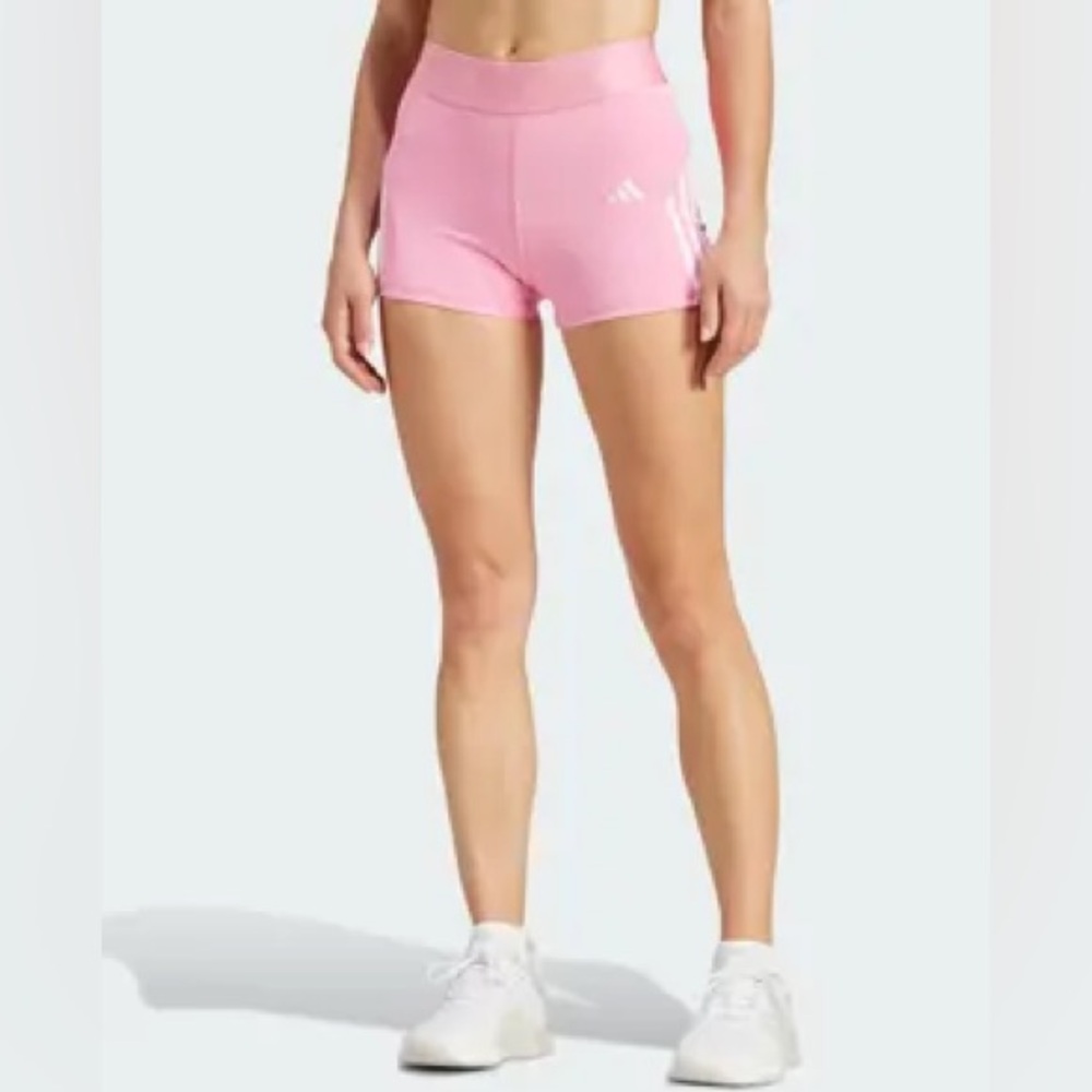 adidas Hyperglam 3-inch Legging - Pink